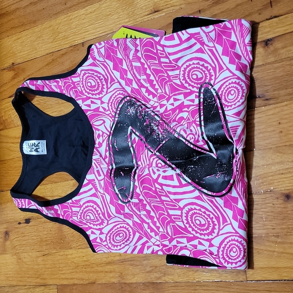 Zumba Wear Beach Baller Racerback Back to Black in Marvelous - Picture 1 of 6
